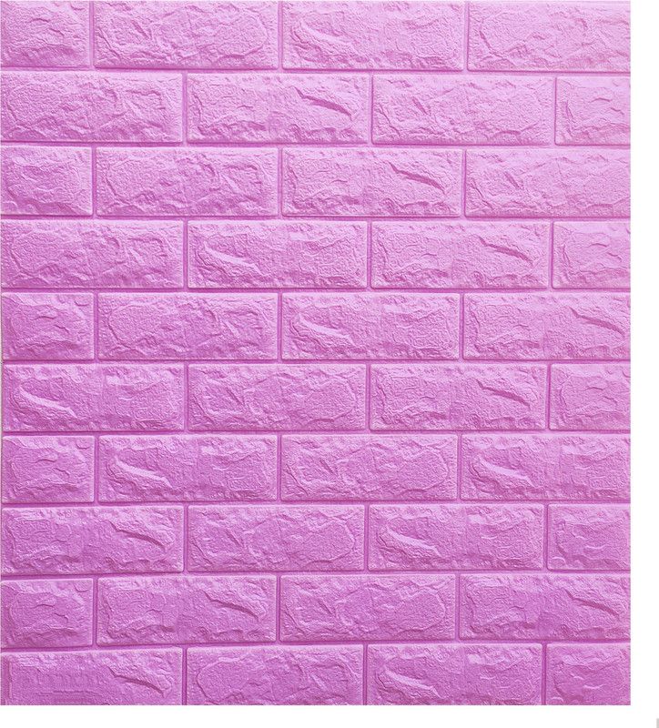 Krish Innovations Decorative Pink Wallpaper  (77 cm x 70 cm)