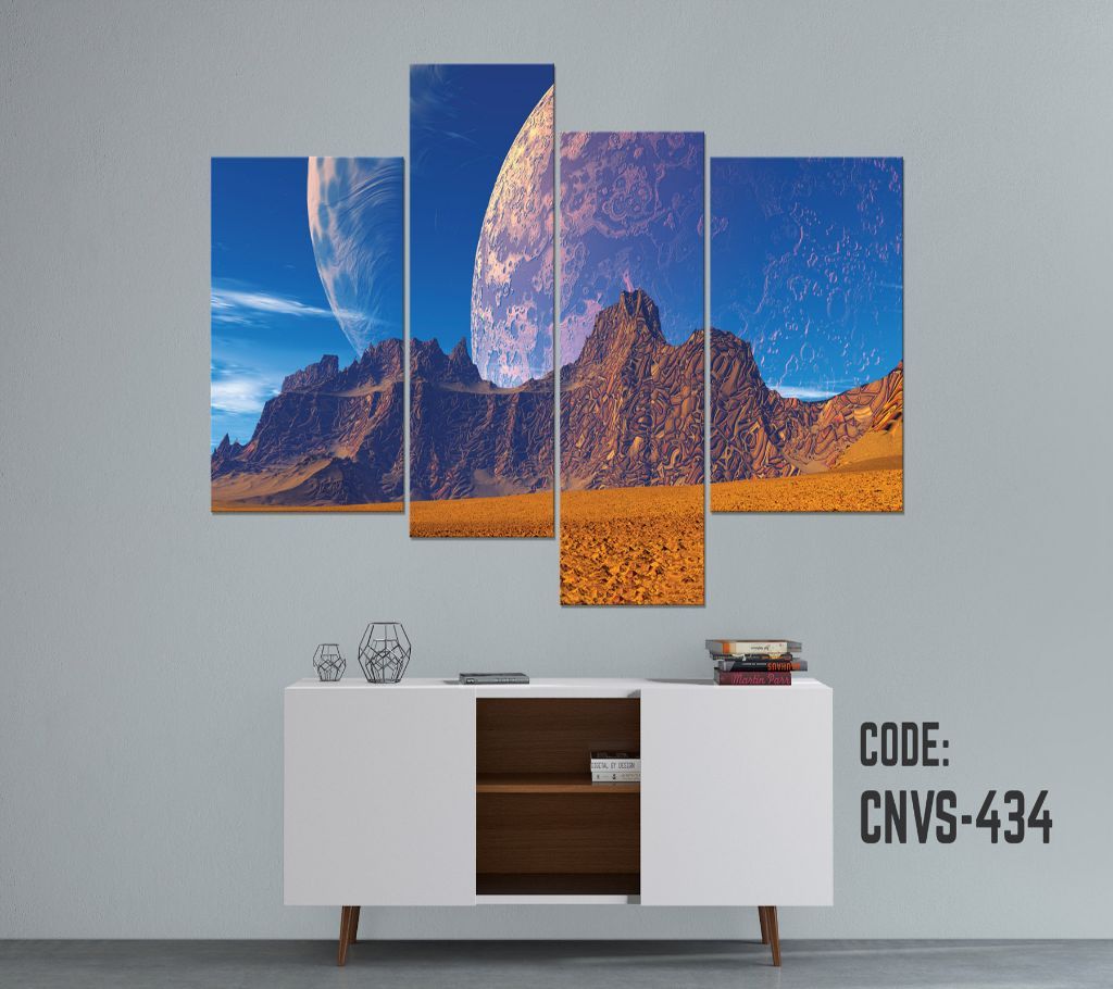 CNVS-434 Shadow Planet Wall Canvas Art Prints 48 inch x 24 inch