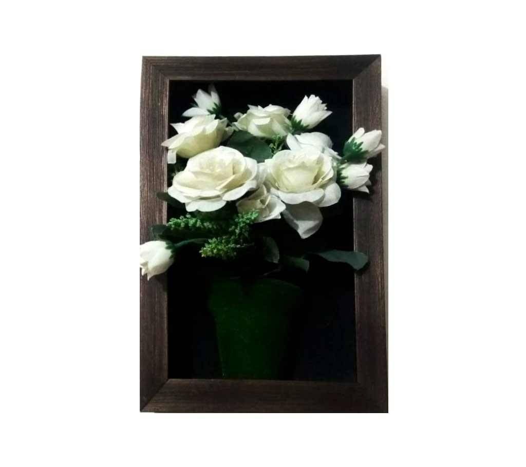 Artificial wooden wall hanging frame