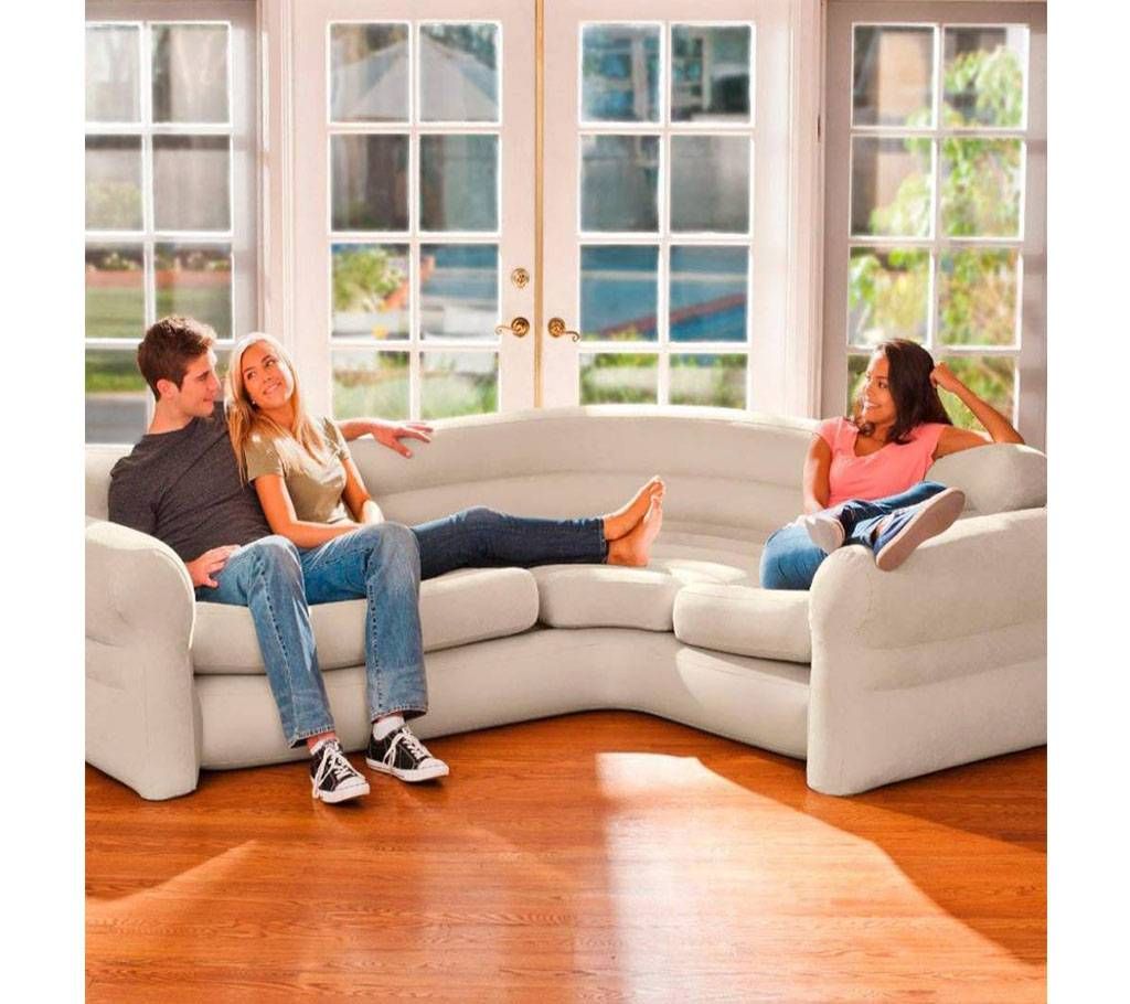 Intex Inflatable Large Corner Sofa 68575