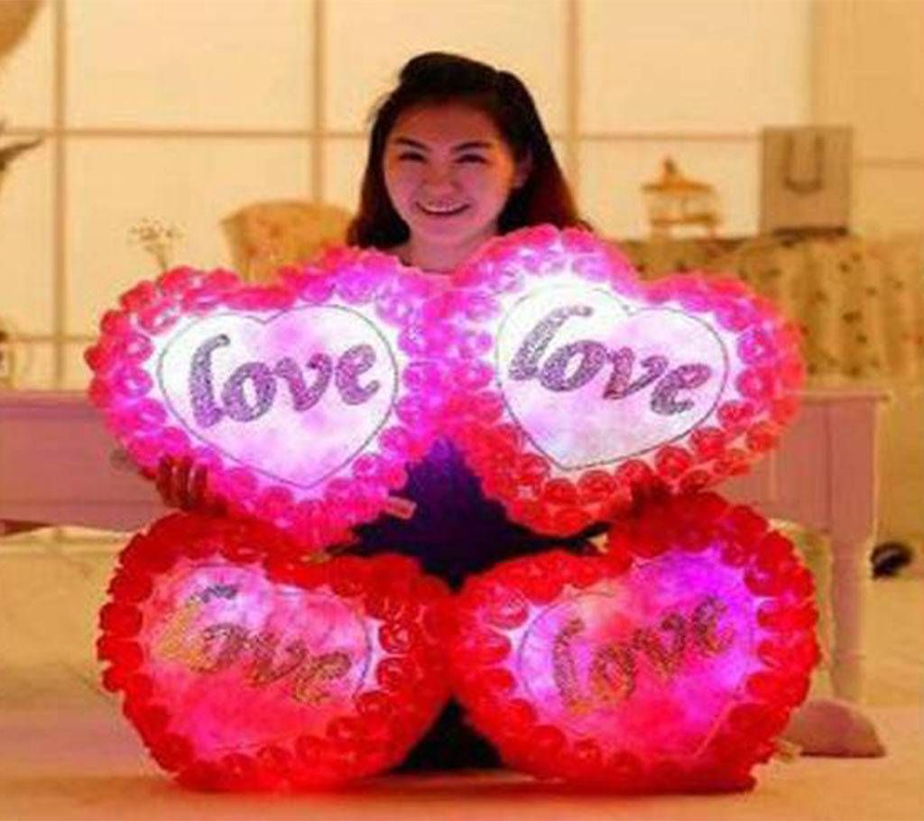 Love shape pillow-1 pc