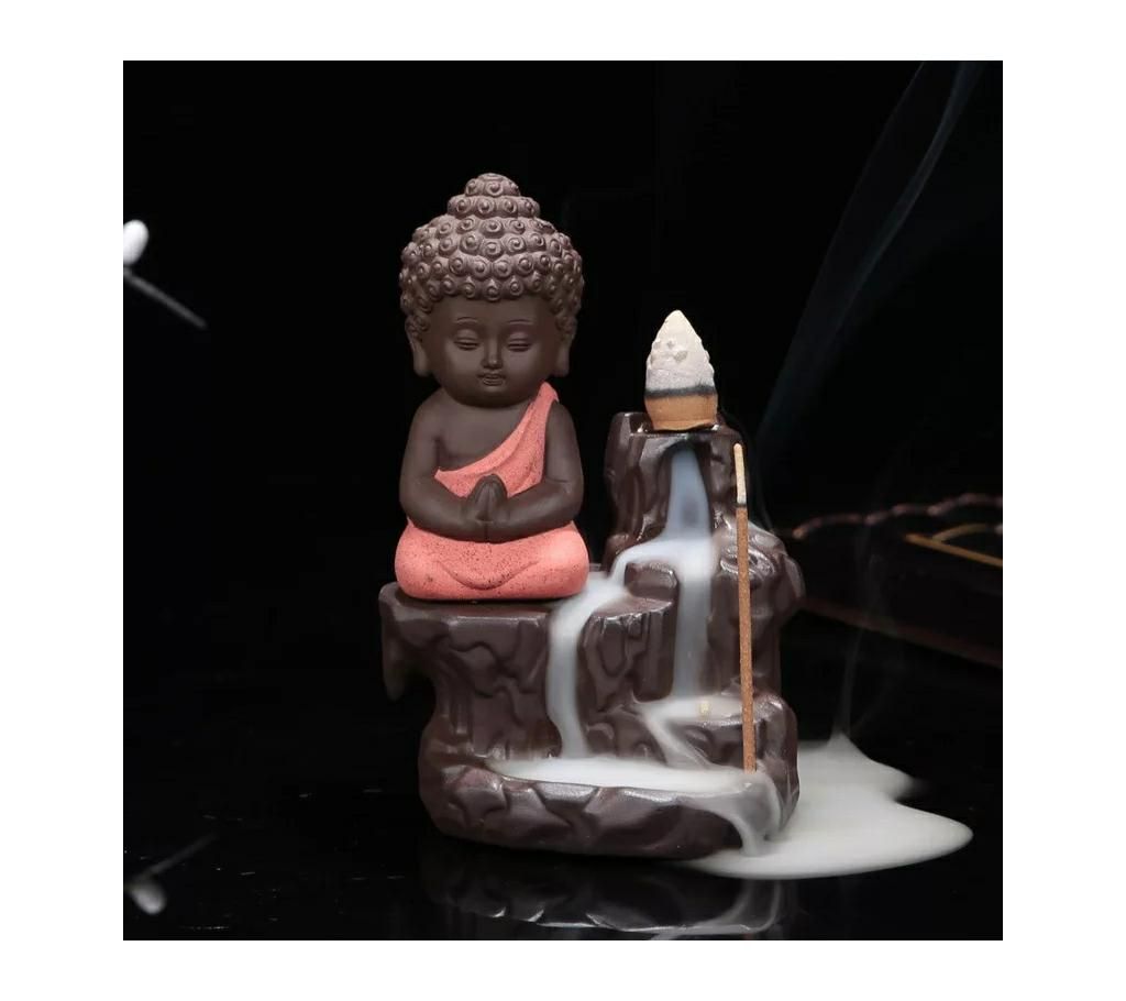 Beautiful Monk with Incense Burner