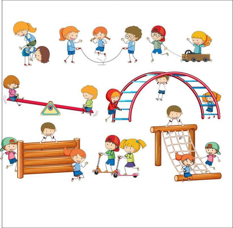 Decor studio 70 cm Playing Kids Wall Sticker Design (Cover Area :-70 x50 cm) Reusable Sticker  (Pack of 1)