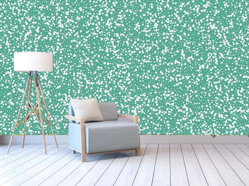 Craft Advertising Art & Paintings Green, White Wallpaper  (244 cm x 41 cm)