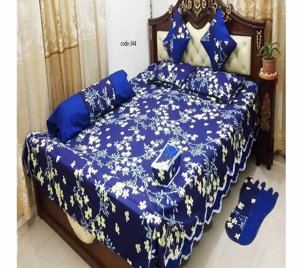 100% cotton 8 pcs  bed sheet . model : 344