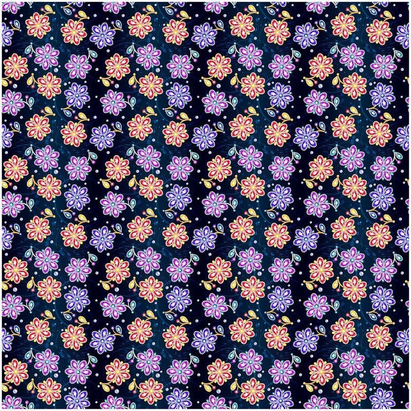 BPDESIGNSOLUTION Floral & Botanical Multicolor Wallpaper  (41 cm x 203 cm)