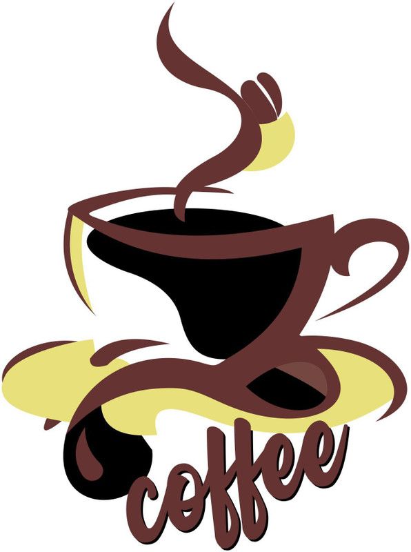Saiii Designs 57 cm "Cuffee Stickers" Wall Stickers ( Pack Of 1 ) Self Adhesive Sticker  (Pack of 1)