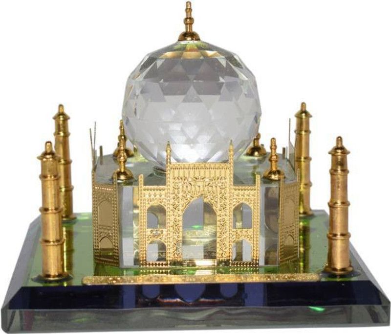gupta handicrafts Decorative Showpiece - 6 cm  (Marble, Gold)