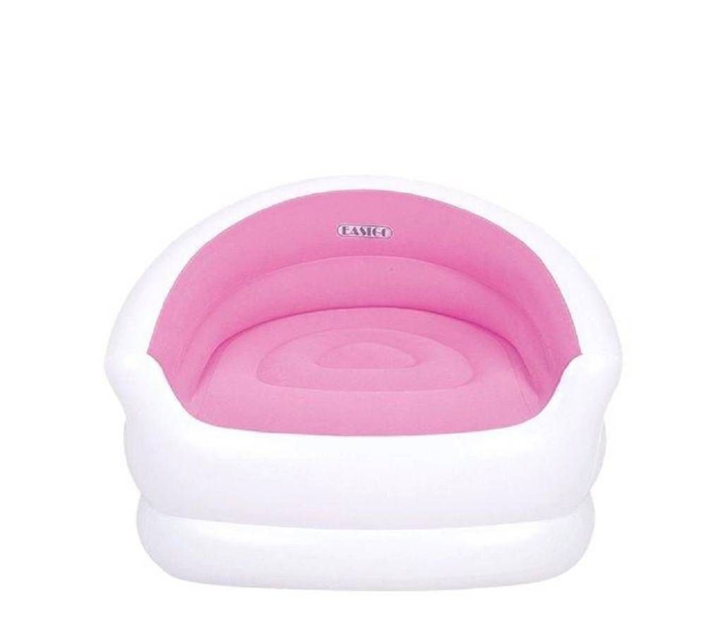 Jilong Inflatable Single Sofa - White and Pink