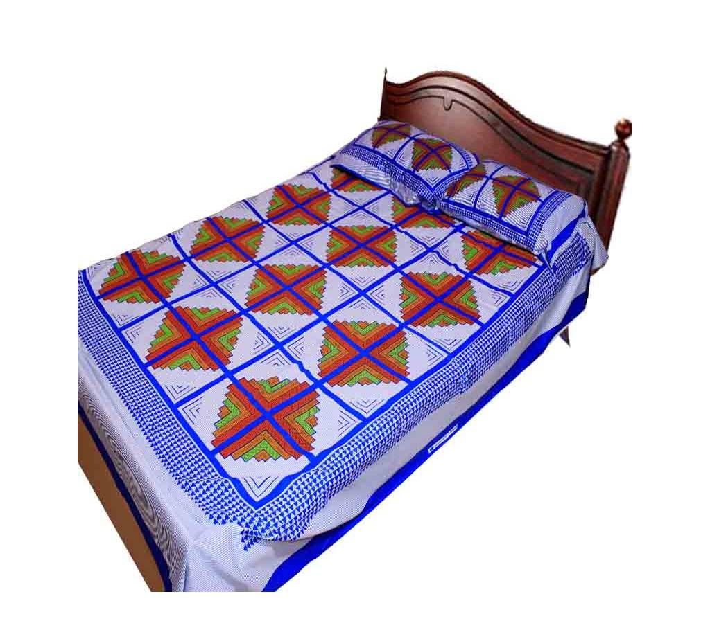 Cotton Double size Bed Sheet Set -153