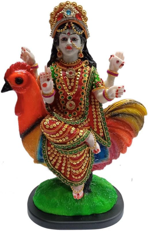 Deesha Planters and Decors Bahuchara Mata Ji Decorative Showpiece - 40 cm  (Polyresin, Multicolor)