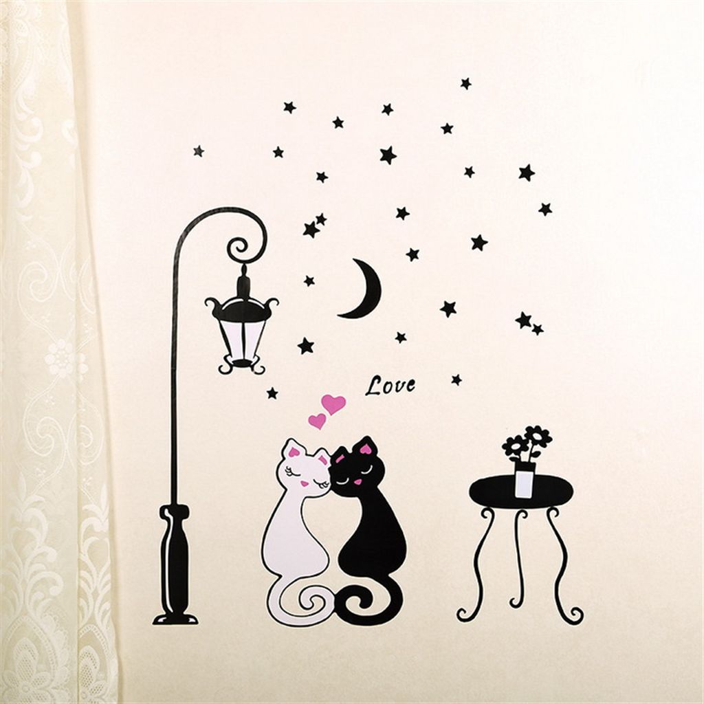Lovely Cat Wall Sticker