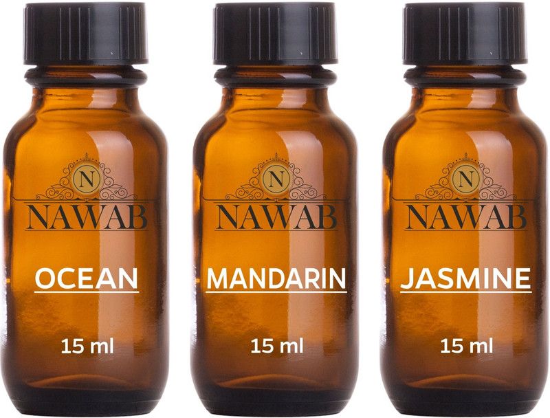NAWAB essential aroma Diffuser oil(Berries,Fresh,Mandarin-15ml each) Aroma Oil  (3 x 15 ml)