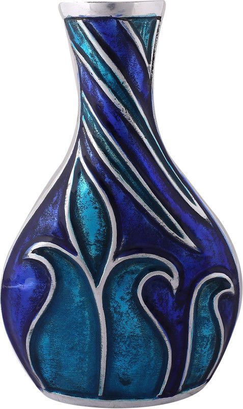 Giftadia Flower Vase-8057 (10) Aluminium Vase  (10 inch, Multicolor)