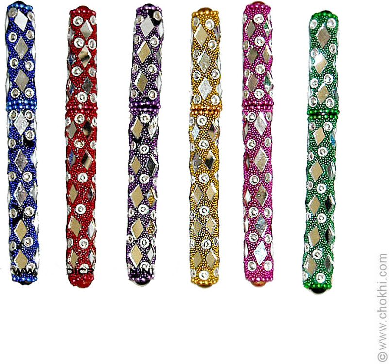 pinkdecor marble pen holdr Decorative Showpiece - 12 cm  (Metal, Multicolor)