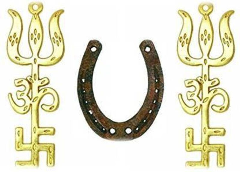 Shiv Decorative Showpiece - 9 cm  (Brass, Gold)