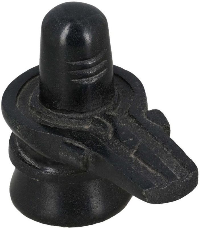 Shiv Decorative Showpiece - 5 cm  (Marble, Black)