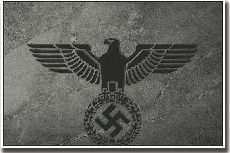 Poster Swastika Eagle sl1195 (Wall Poster, 13x19 Inches, Matte, Multicolor) Fine Art Print  (19 inch X 13 inch, Rolled)