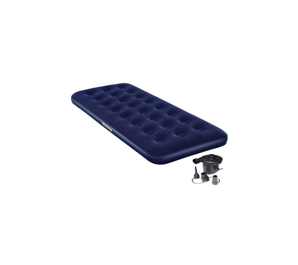 Bestway Inflatable Single Air Bed With Electric Pumper