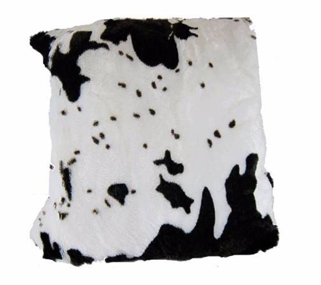 White cow cushion
