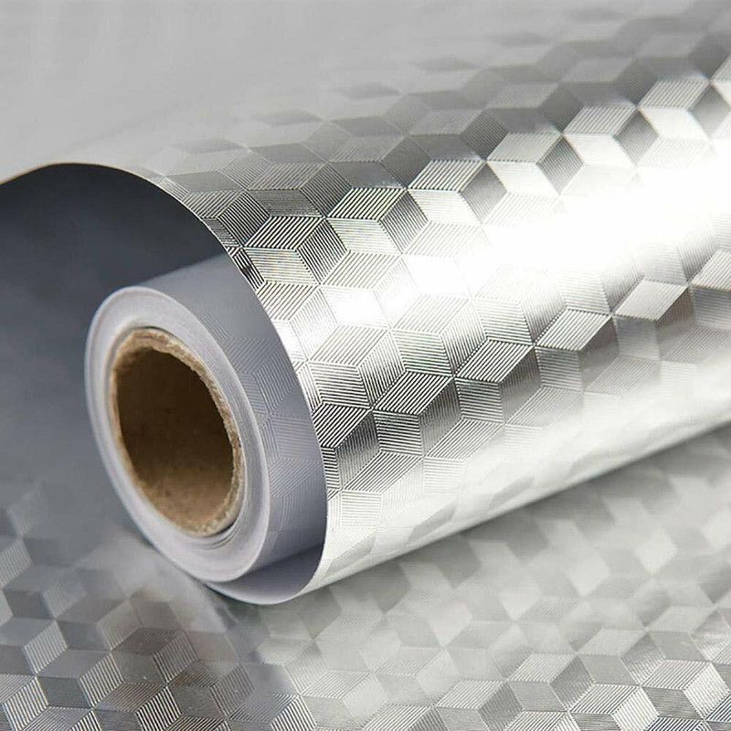 TORIVO Classics Silver Wallpaper  (200 cm x 60 cm)