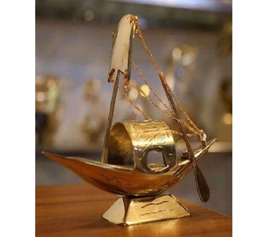 Brass Boat showpiece medium
