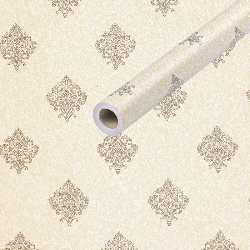 KAAF Abstract Beige Wallpaper  (40 cm x 500 cm)