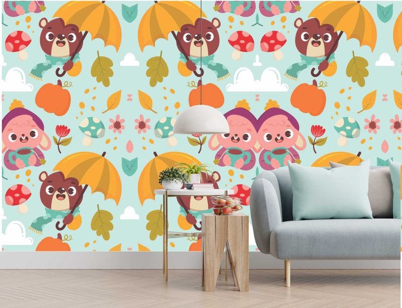 shoelific Children Multicolor Wallpaper  (245 cm x 42 cm)