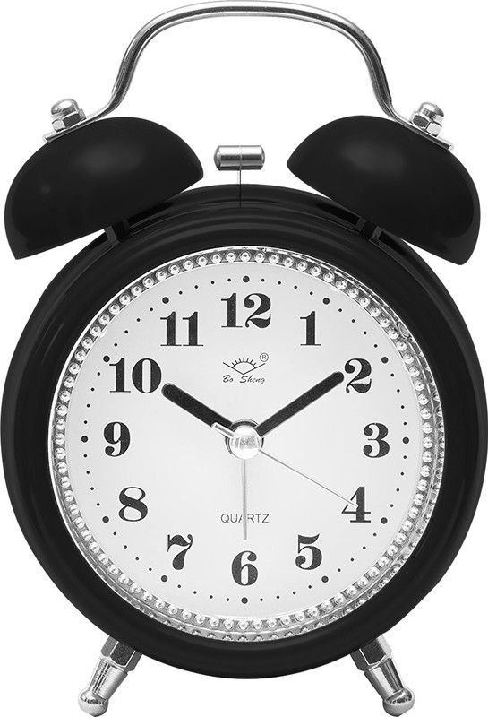 Triangle Ant Analog Black Clock