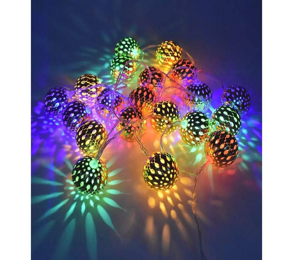 Metal Ball String Light - Fairy lights 20pcs string lights  