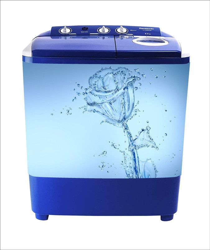 Khatwal Enterprises 60 cm decorative abstract water rose washing machine sticker Self Adhesive Sticker  (Pack of 1)