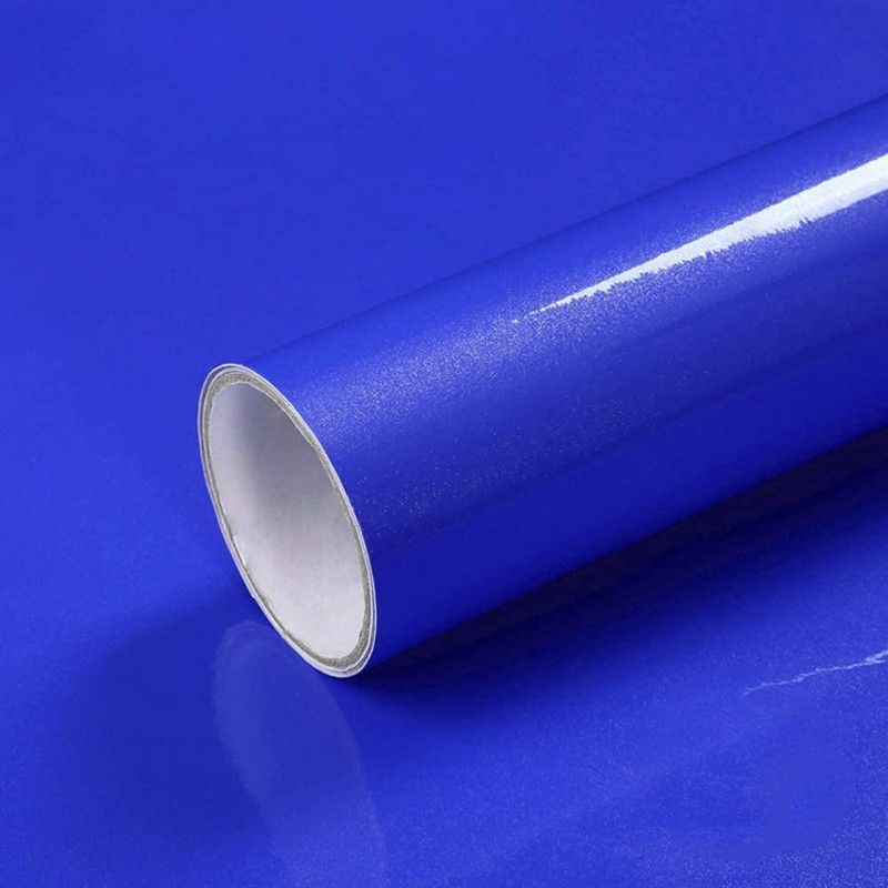 HOME13 Decorative Blue Wallpaper  (30 cm x 152 cm)