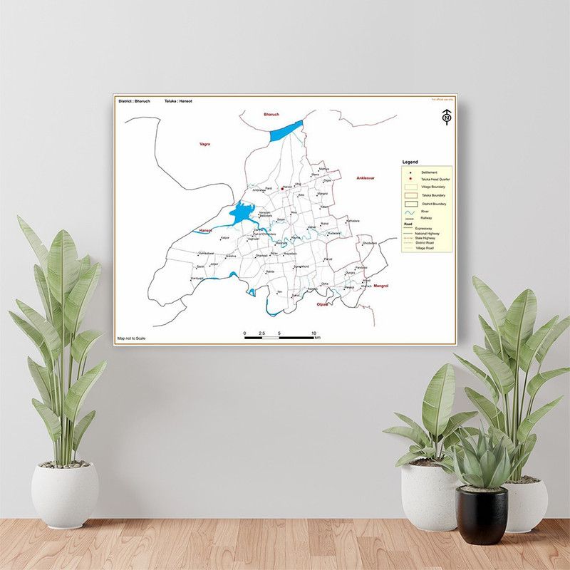 BRITISH TERMINAL 60 cm Bharuch DISTRICT Hansot TALUKA Self Adhesive Sticker  (Pack of 1)