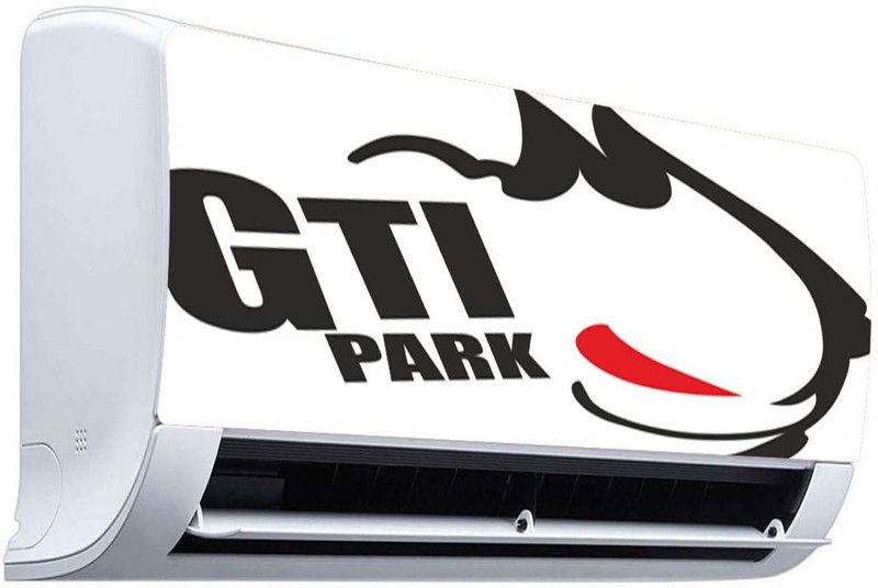 QTH 91 cm QTH LINE ART DESIGN AC STICKER SUITABLE FOR ALL TYPE OF AC QTH-AC-1821 Self Adhesive Sticker  (Pack of 1)