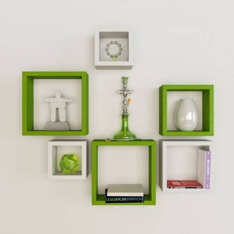 ANB Enterprises rack_shelf MDF (Medium Density Fiber) Wall Shelf  (Number of Shelves - 6)