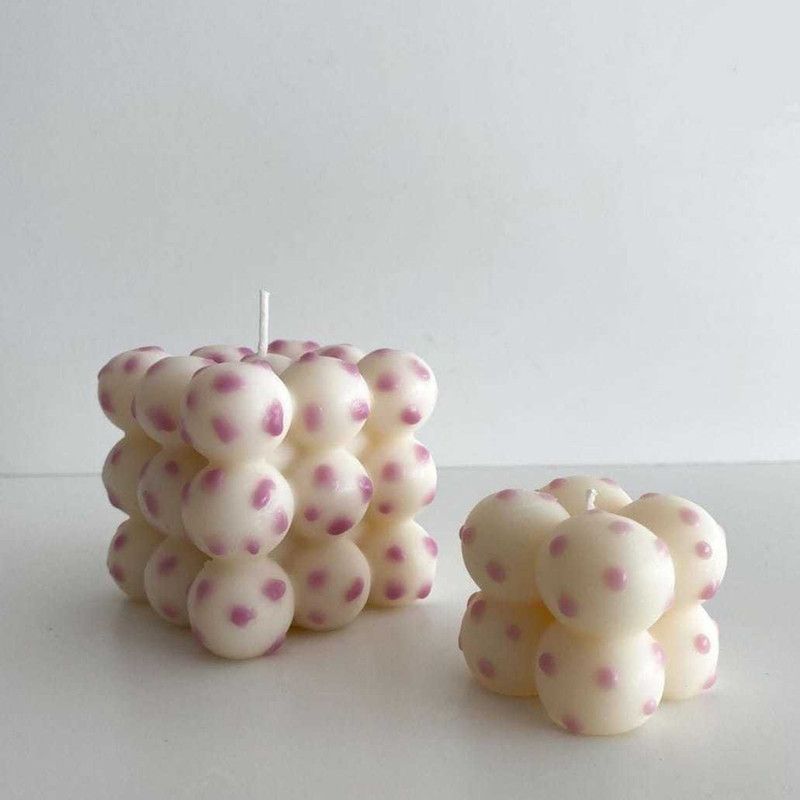 Mickey House PINK Candle  (Pink, Pack of 2)
