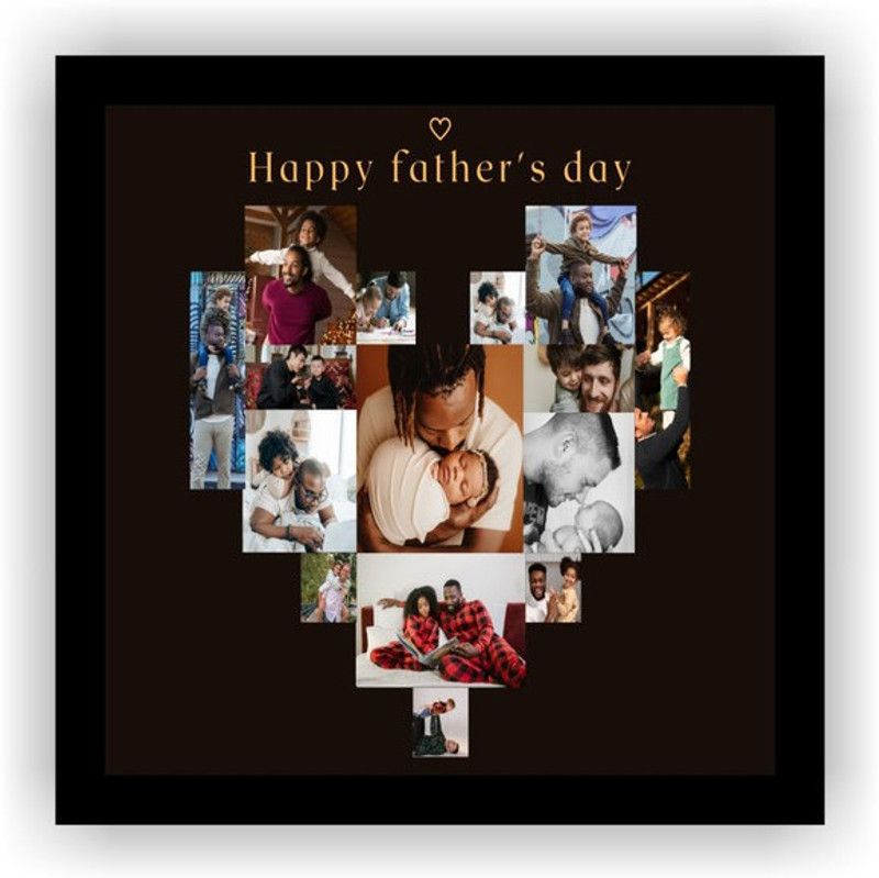 Wood Photo Frame  (Black, 15 Photo(s))
