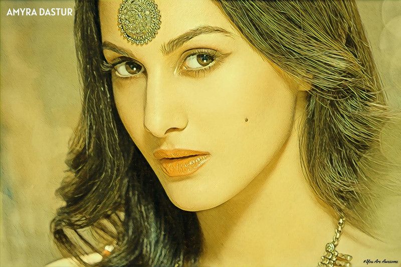 YAA - Amyra Dastur Art Effect Poster (18inchx12inch) Photographic Paper  (12.01 inch X 18.01 inch, Rolled)