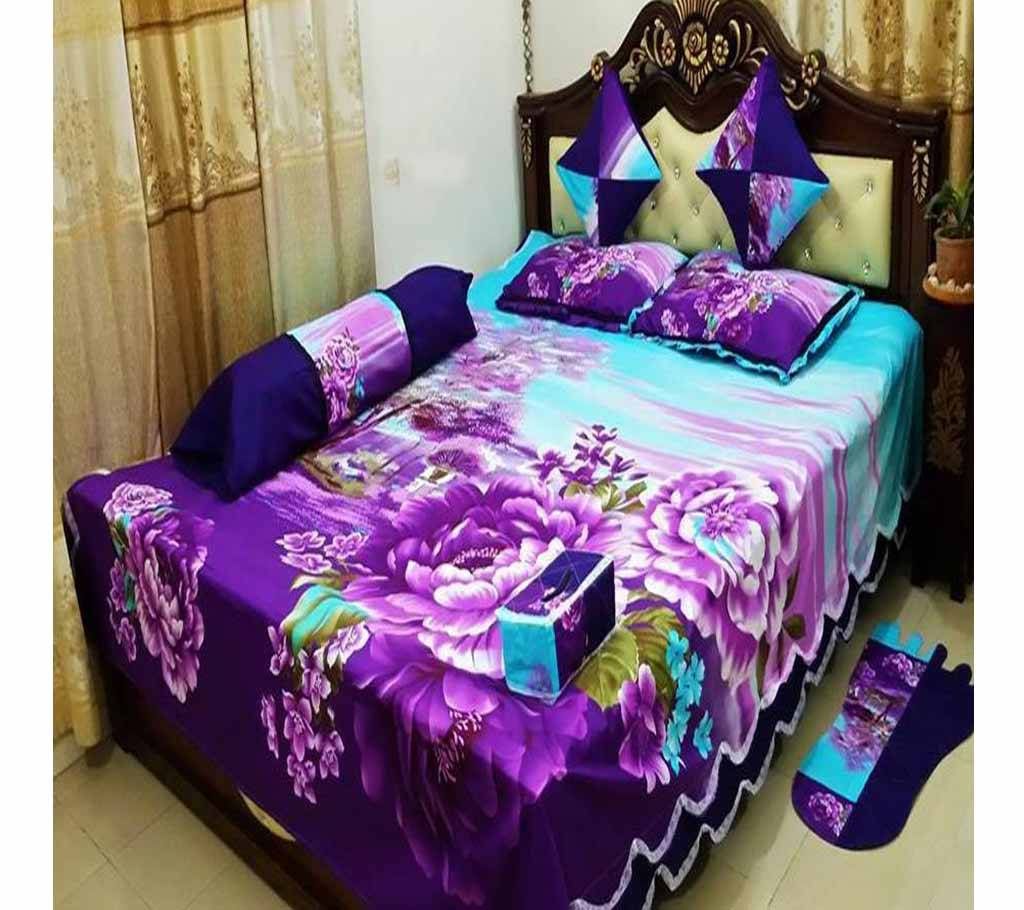 100% cotton 8 pcs  bed sheet . model : 364