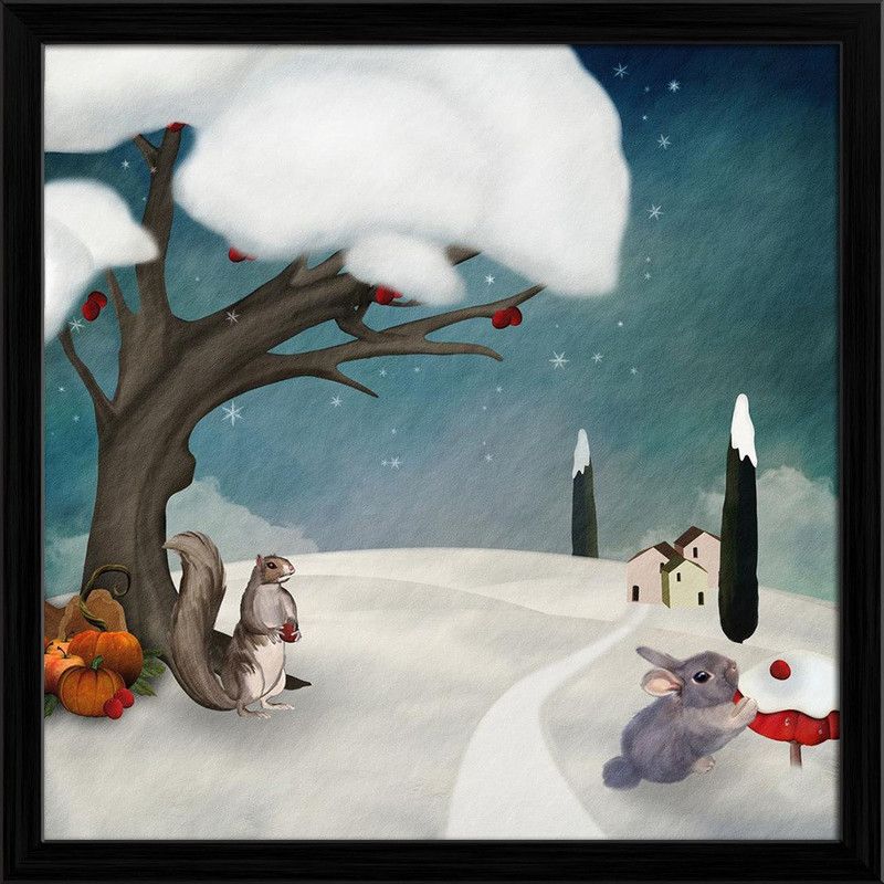 Artzfolio Digital Reprint 10.5 inch x 10.5 inch Painting  (With Frame)