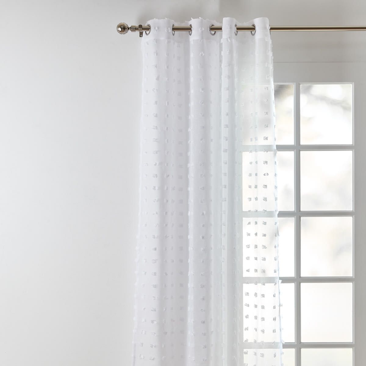 Madrid Curtain - White