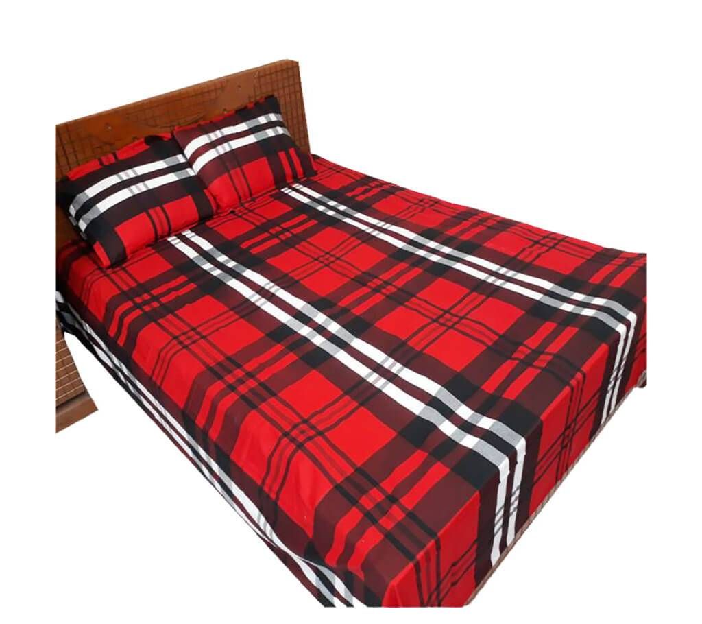 Cotton Double size Bed Sheet Set -106