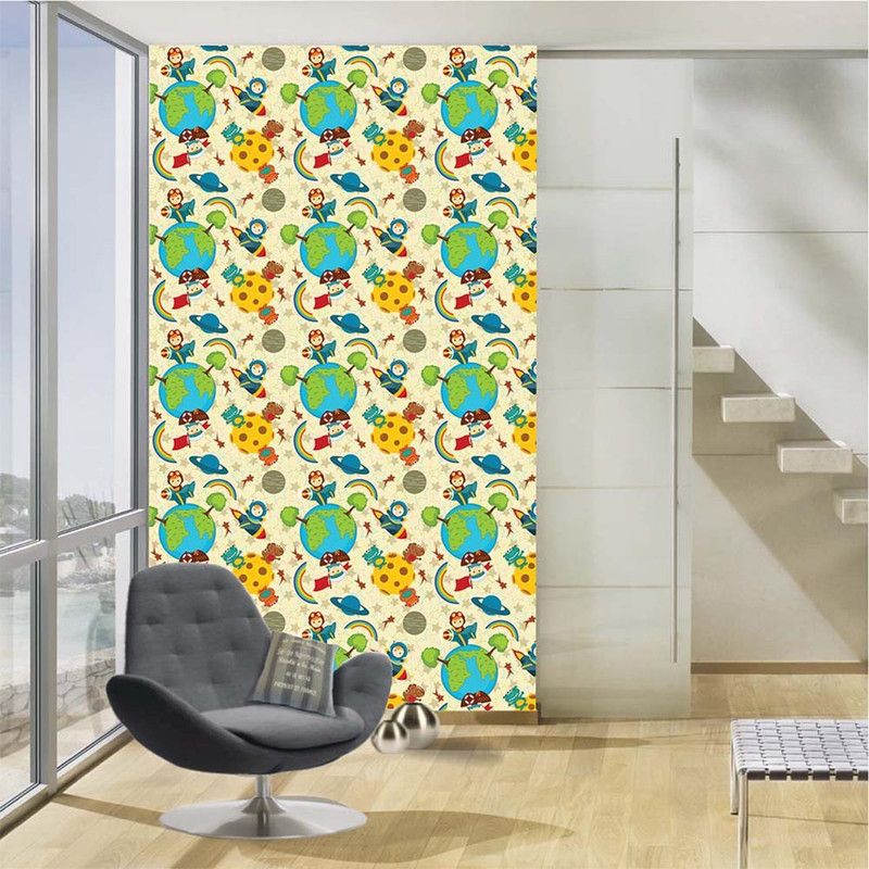 100yellow Abstract Multicolor Wallpaper  (203.2 cm x 121.92 cm)