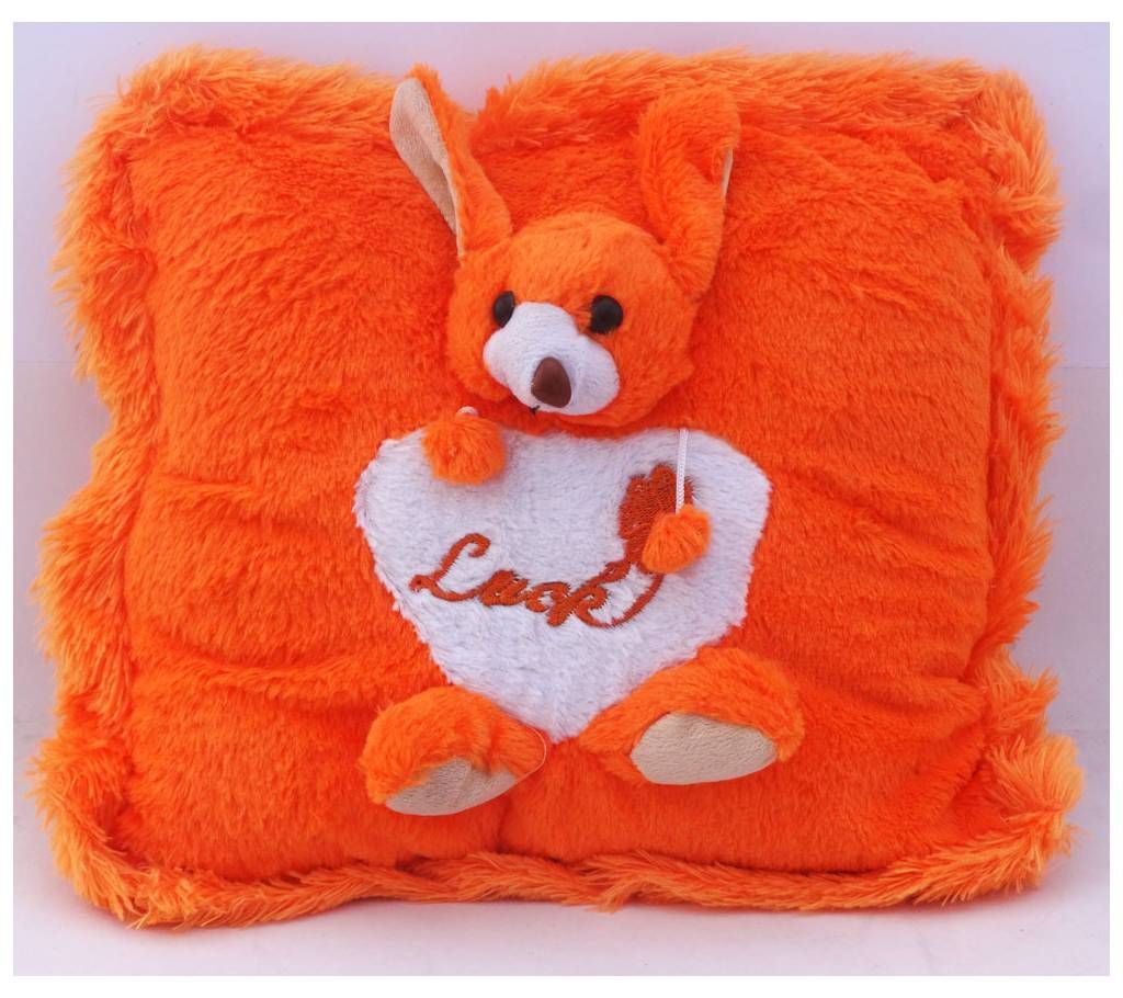 Orange Bunny Cushion