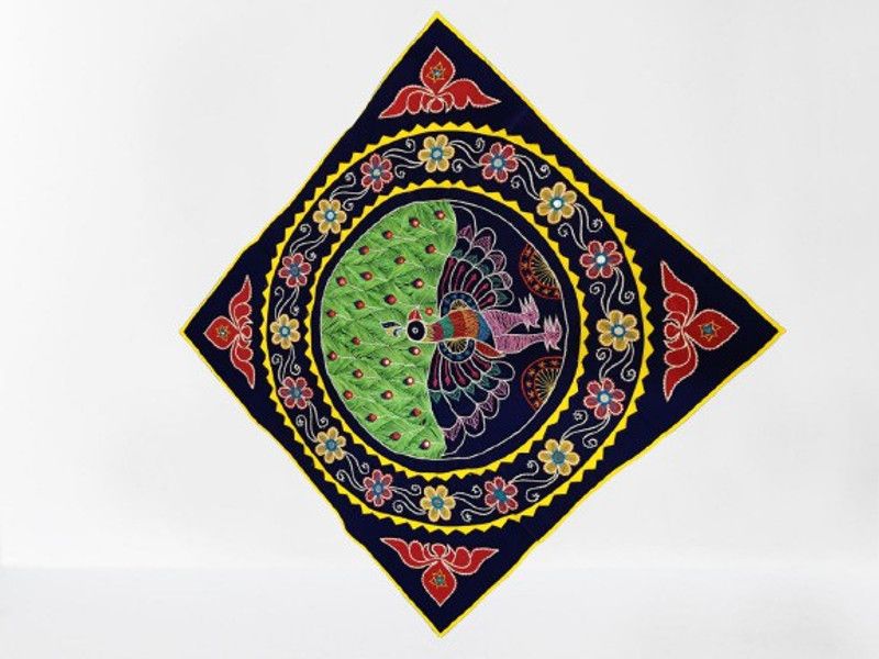 Odia Bazar Tapestry  (Multicolor)