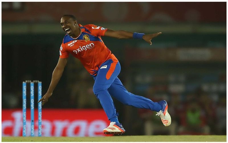 Dwayne Bravo IPL Poster Paper Print  (12 inch X 18 inch, Rolled)