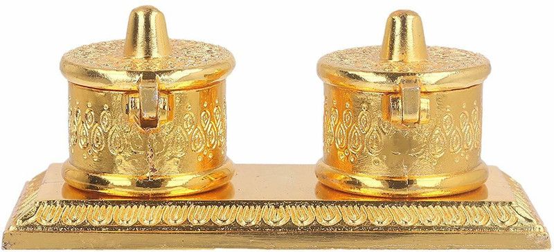 avenew Decorative Showpiece - 5 cm  (Metal, Gold)