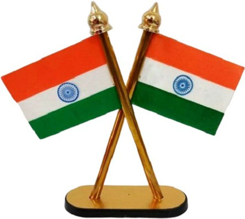 craftfry FLAG STAND Tear Drop Table Miniature Flag  (Plastic)