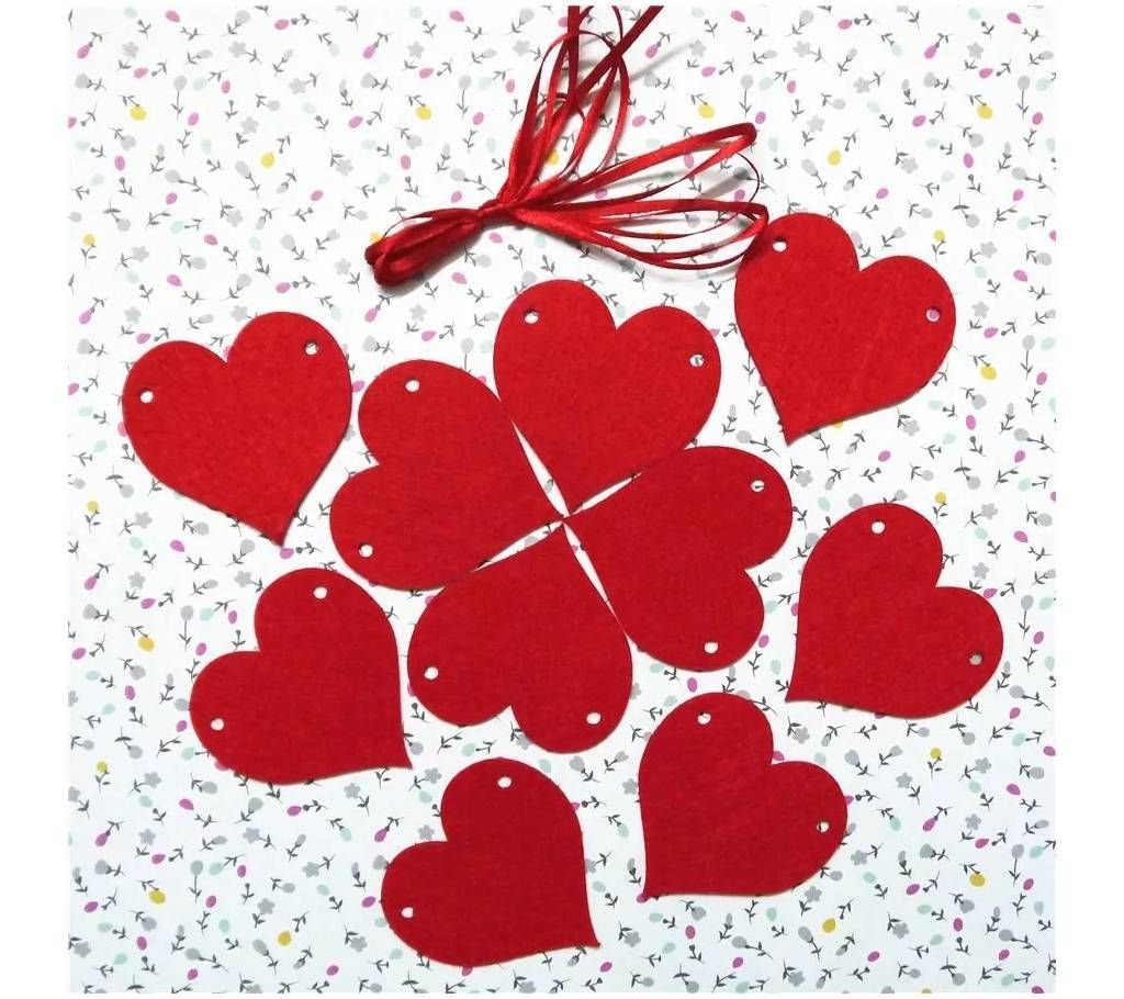 Love shape decor 30 pieces 