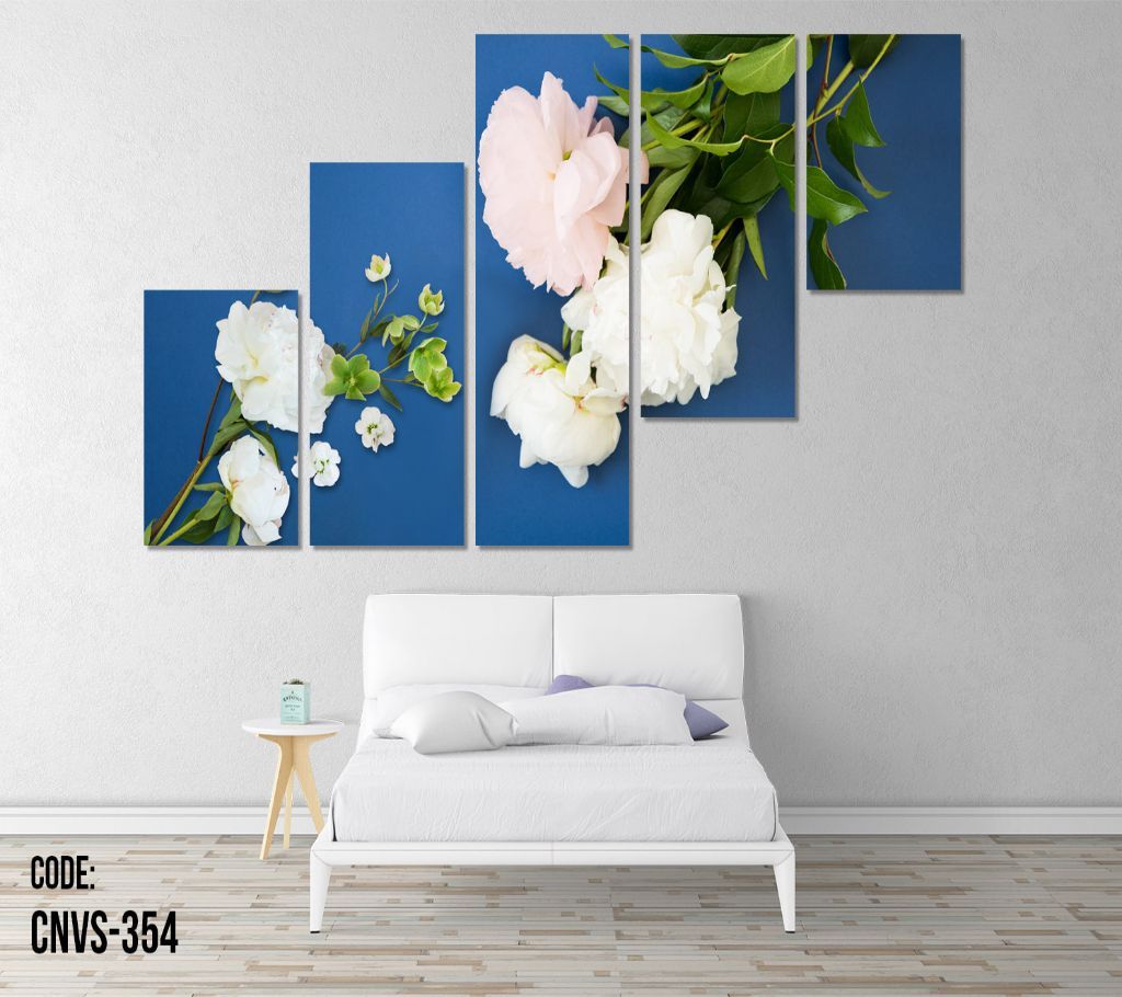 CNVS-354 Art of Flower Wall Canvas Art Prints 78 inch x 48 inch